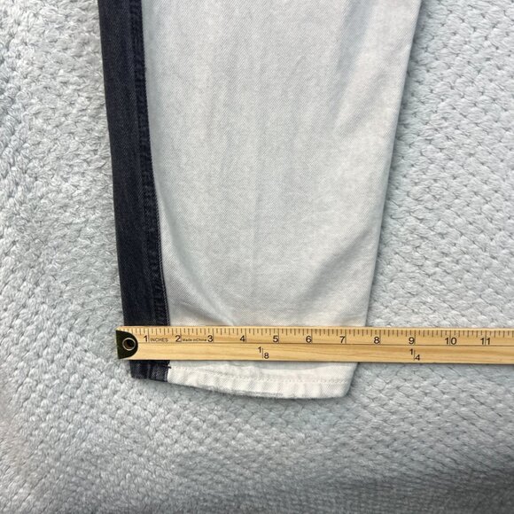 Vintage Guess Womens Jeans 1981 High Waisted Two Tone Black White Y2K Denim READ - Picture 10 of 16